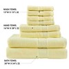 BAGOKIE 8pc 800GSM Cotton Towel Set - 4 of 4