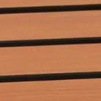 teak seat with silver frame