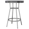 Summit Pub Table Bar Height Wood/Black/Bright Chrome - Winsome - image 2 of 4