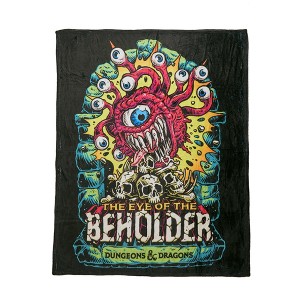 Dungeons & Dragons Beholder Card Throw Blanket (50" x 60") - 1 of 3