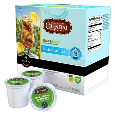 Celestial Seasonings Half and Half Perfect Iced Tea - Keurig K-Cup Pods - 16ct