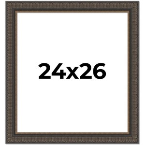 PosterPalooza | Museum Brown Picture Frame - UV Acrylic, Foam Board Backing, Hanging Hardware - 1 of 4