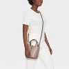 Mini Tulip Tote Handbag with Crossbody Strap - A New Day™ - 2 of 4