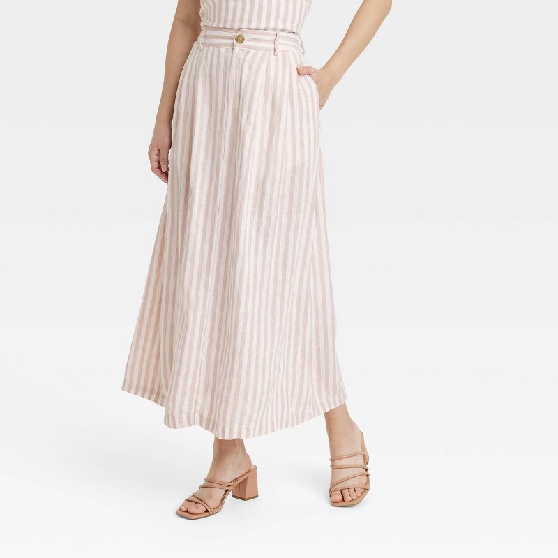 Women's Americana Picnic A-Line Maxi Skirt - A New Day™, 1 of 4