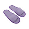 Unique Bargains Open-Toe Linen Slippers Disposable Slippers 1 Pair - 2 of 4