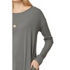 Women's Ribbed Pocket Midi Dress - entro - 4 of 4
