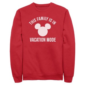 Men's Mickey & Friends This Family Is in Vacation Mode Sweatshirt - 1 of 4