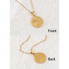 Anna-Kaci Stylish Adjustable Gold Toned Star Moon Sun Heart Zircon Pendant Necklace - 3 of 4