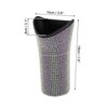 Unique Bargains Car Trash Can with Hook Hanging Plastic Rhinestone Trash Bin Multicolor 1 Pc - 3 of 4