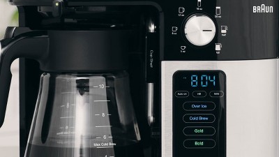 Braun MultiServe Plus 10-Cup Pod Free Drip Coffee Maker, 7 Brew
