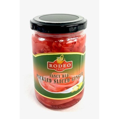 Rodeo Food Red Pickled Sliced Ginger 250g - Expertly Crafted Tangy and Spicy Gourmet Delight