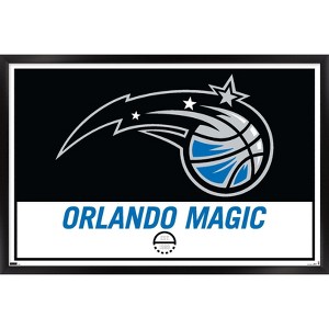 Trends International NBA Orlando Magic - Logo 21 Framed Wall Poster Prints - 1 of 4
