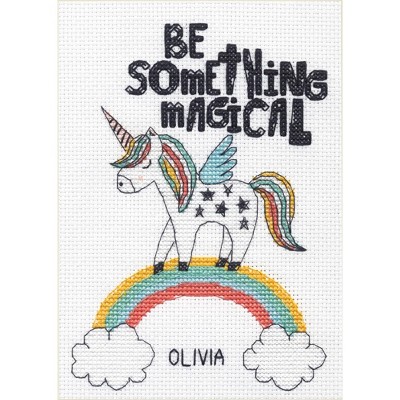 Dimensions Counted Cross Stitch Kit 5"X7"-Be Something Magical