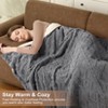 GustoWave Heated Blanket Throw - Thick Cotton Velvet & Soft Flannel Blanket with Controller, Fast Heating Machine Washable - 4 of 4