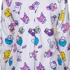 Seven Times Six Sanrio Hello Kitty and Friends Women's Hooded Zip Up Footless Union Suit White - 3 of 4