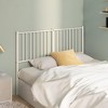 vidaXL Metal Headboard, White, 53.1" - 2 of 4