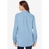 Roaman's Women's Plus Size Olivia Denim Big Shirt - 3 of 4