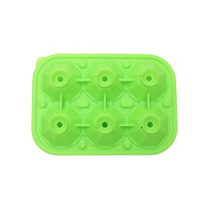 Unique Bargains Ice Tray 6-Cavity Diamond Ice Mould Irregular Hand Wash Only Silicone 6.69"x4.53"x2.13" 1 Pc - 1 of 3