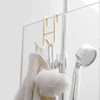 Frameless Bathroom Towel Hook Shower Glass Door Hook Drilling-Free J-Hook Stainless Steel Robe Hook - 2 of 4