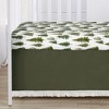 Sweet Jojo Designs Gender Neutral Unisex Baby Crib Bedding Set - Woodland Pine Tree Green and White 4pc - 4 of 4
