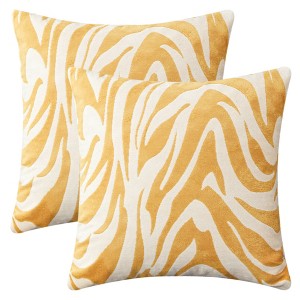 REGALWOVEN Tie Dye Decorative Throw Pillow Covers for Sofa Bed Living Room 18 x 18 Inch 2 Pcs - 1 of 4