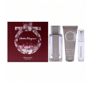 Ferragamo Bright Leather by Salvatore Ferragamo for Men - 3 Pc Gift Set 3.4oz EDT Spray, 0.34oz EDT Spray, 3.4oz Shower Gel - 1 of 1