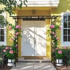 Mlmh & Kngwa 102"H Metal Garden Rose Arch Outdoor - 2 of 4