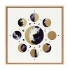 Kate & Laurel All Things Decor 22"x22" Sylvie Lunar Light Framed Canvas by Faryn Hughes Natural - 2 of 4