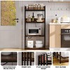 COZONY 4 Tier Bakers Rack, Heavy Duty Metal Frame Freestanding Microwave Stand for Kitchen Living Room Garage - 4 of 4