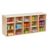 ECR4Kids Streamline 15 Cubby Tray Storage Cabinet, 3x5 - image 3 of 4