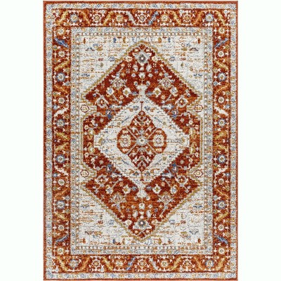Hauteloom Jeong Rust Area Rug