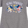 - Paw Patrol - Brave Explorers Graphic Short Sleeve Fleece Dress - 2 of 4