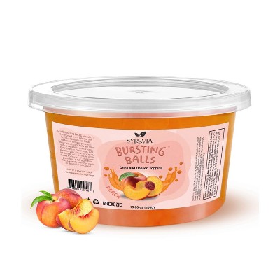 Syruvia Peach Popping Boba Pearls – 1 lb