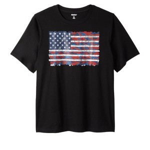 Liberty Blues by KingSize Men's Big & Tall Americana Screen Tee - 1 of 4