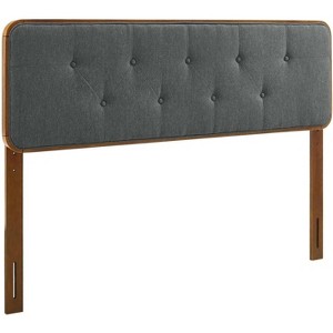 Modway Collins Tufted King Fabric and Wood Headboard - 1 of 3