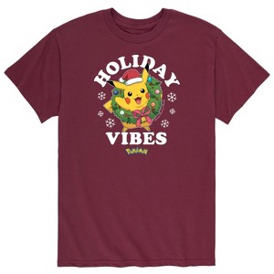 Men's - Pokémon - Holiday Designs Short Sleeve Graphic T-Shirt - 1 of 4