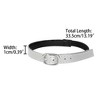 Allegra K Womens Elastic Detachable Buckle Shoe Ankle Straps Belt Band for Heels 33.5cm/13.19" 2 Pairs - 3 of 4