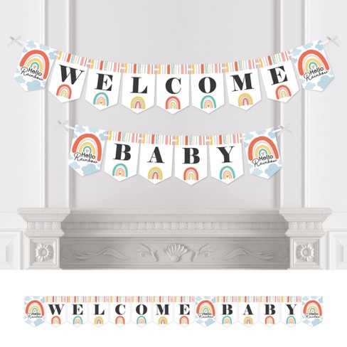 Big Dot Of Happiness Baby Gender Reveal - Team Boy Or Girl Party Bunting  Banner - Party Decorations - Gender Reveal : Target