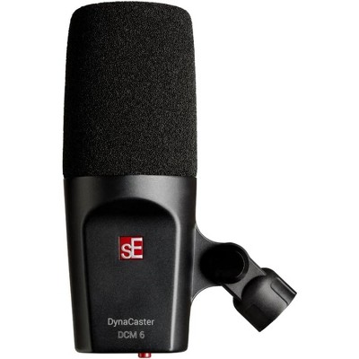 sE DCM6  All-purpose Dynamic Broadcast Microphone Cardioid with built-in +30dB Gain Mic Pre
