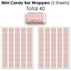 Big Dot of Happiness Rose Gold Grad - 2026 Graduation Party Candy Favor Sticker Kit - 304 Pieces - 3 of 4