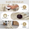 Modern Abstract 8x10 Area Rug for Living Room – Machine Washable, Ultra Soft, Non-Slip, Low Pile, No-Shedding, Stain-Resistant Carpet, Camel - 2 of 4