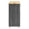 Modway Cuisine Kitchen Cart – Rolling Storage Island with Shelves, Drawer, and Towel Rack - 4 of 4