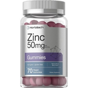 Horbaach Zinc 50mg | 70 Gummies - 1 of 3