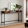 Hommoo 70.9 inch Extra Long Console Table with Outlets and USB Ports - 3 of 4