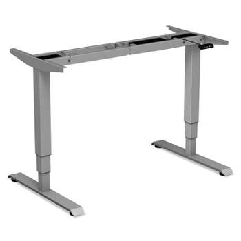 Alera 3-Stage Electric Adjustable Table Base w/Memory Controls 25" to 50 3/4"H Gray HT3SAG