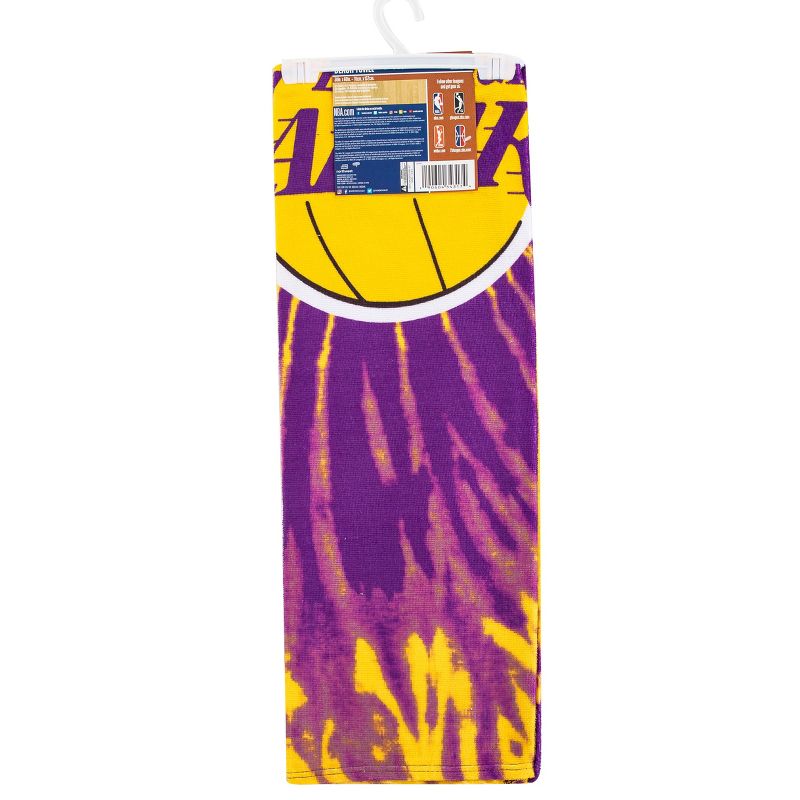 NBA Los Angeles Lakers Pyschedelic Beach Towel, 5 of 7