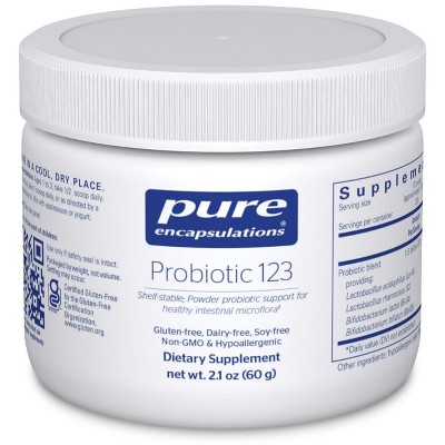 Pure Encapsulations Probiotic 123 - Children's Probiotic Support for Healthy Intestinal Microflora* - 2.1 Ounces