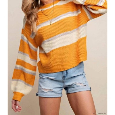 Women's Stripe Sweater - KORI