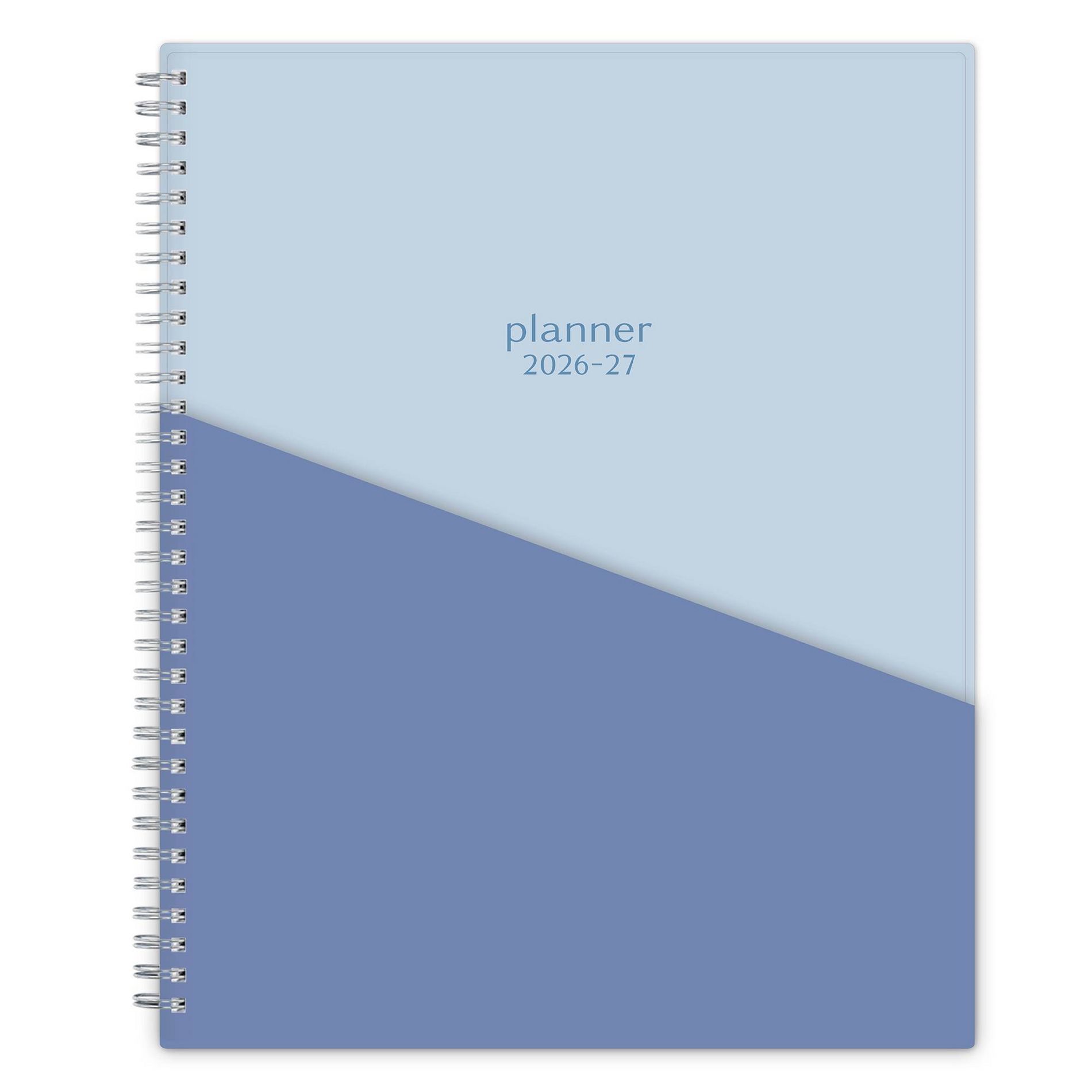 Blue Sky 8.5"x11" 2026-2027 Blue Sky Weekly/Monthly Planner Powder Blue/Periwinkle