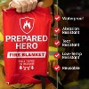Prepared Hero 4pk Extra Large Emergency Fire Suppression Blanket - 3 of 4